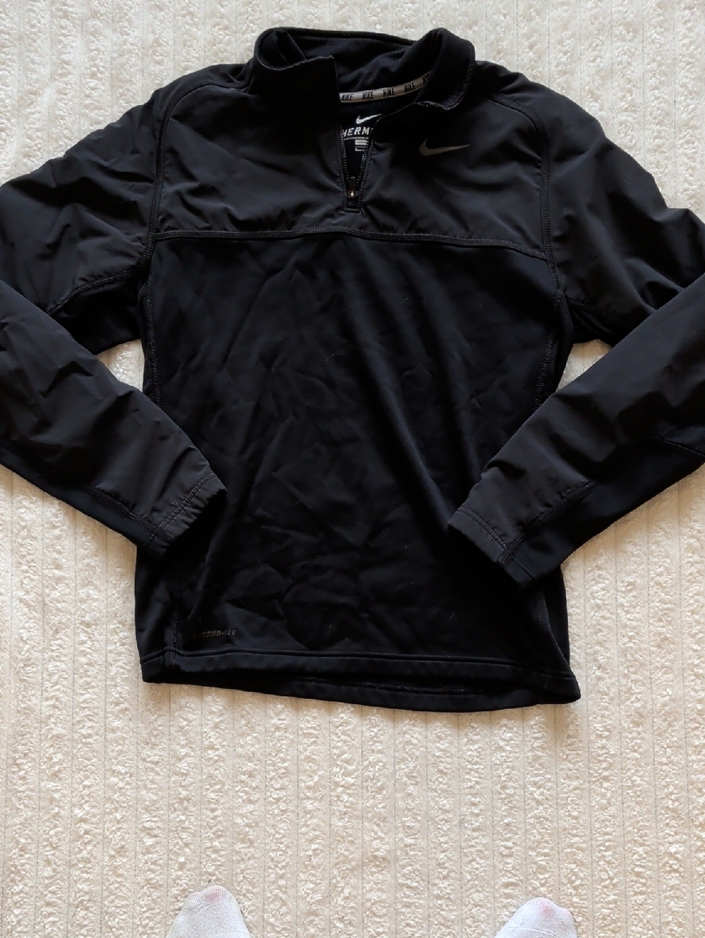 Nike Men’s Black Half-Zip Performance Pullover Jacket
